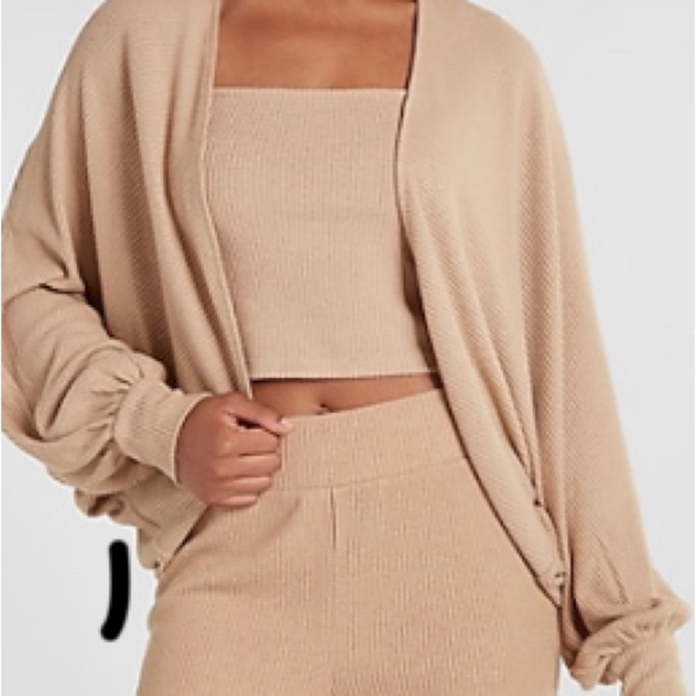 Express cozy ribbed cardigan